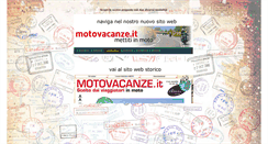 Desktop Screenshot of motovacanze.it